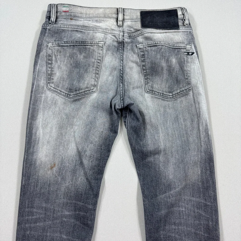 Diesel Jeans Men's 31x32 Black D-Strukt Slim Fit Skinny Stretch Made In Italy - Picture 4 of 14